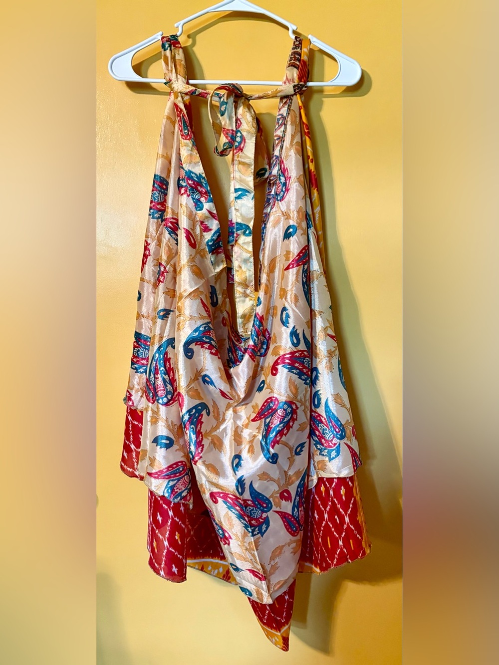 Urban Nomad by Earthbound Trading Co. Reversible Wrap Skirt